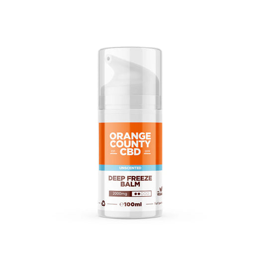 Orange County CBD Deep Freeze Balm 2000MG - 100ml Cooling Muscle Relief – CBD balm – 2000mg, 100ml – UK product