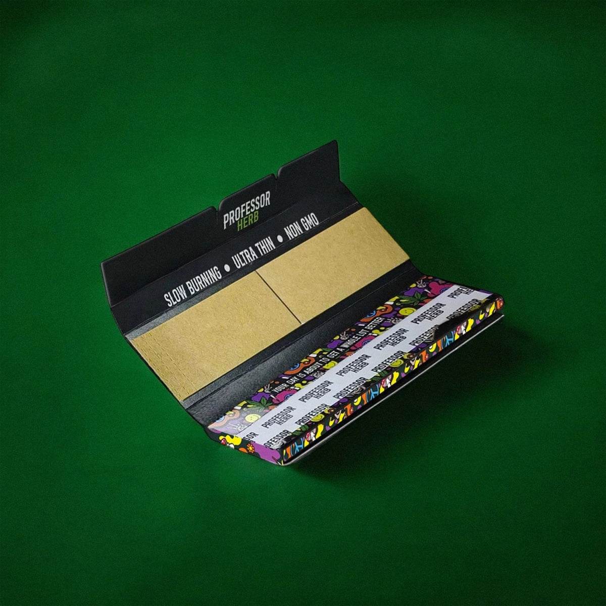🌿 Professor Herb King Size Rolling Papers &amp; Tips - Organic Hemp Paper - Inspired Life UK