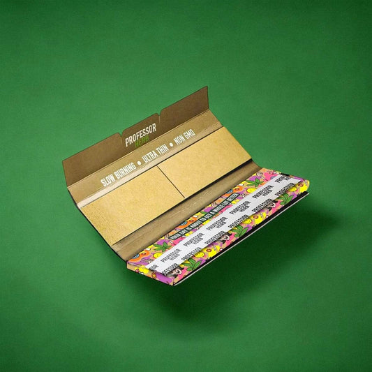 Professor Herb - King Size Rolling Papers & Tips - Unbleached Brown Paper - Inspired Life UK