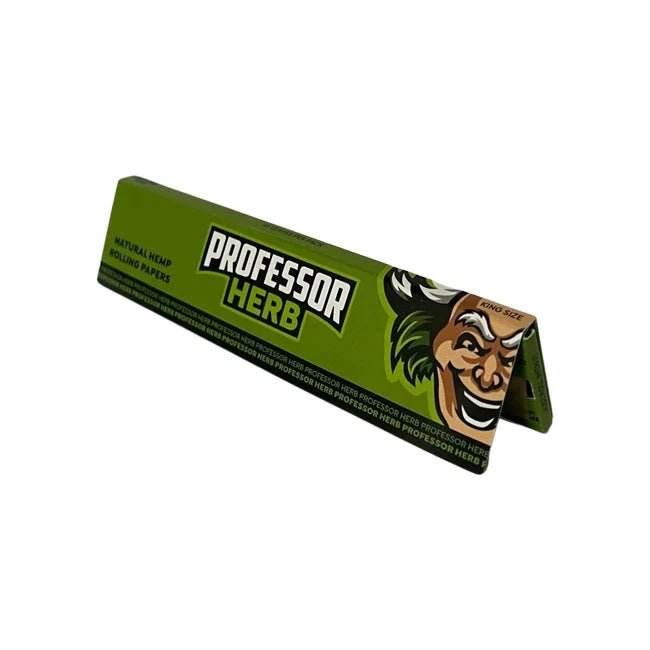 🌿 Professor Herb - King Size Ultra Thin Rolling Papers - Natural Hemp - Inspired Life UK