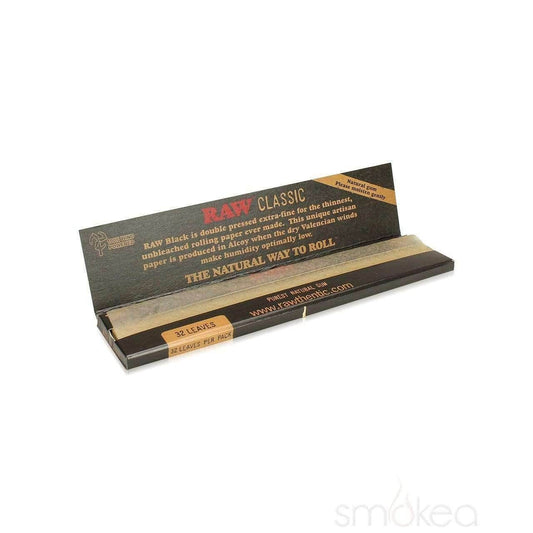 RAW 🖤 RAW Classic Natural Black Rolling Papers - King Size Slim – smoking accessory – UK product