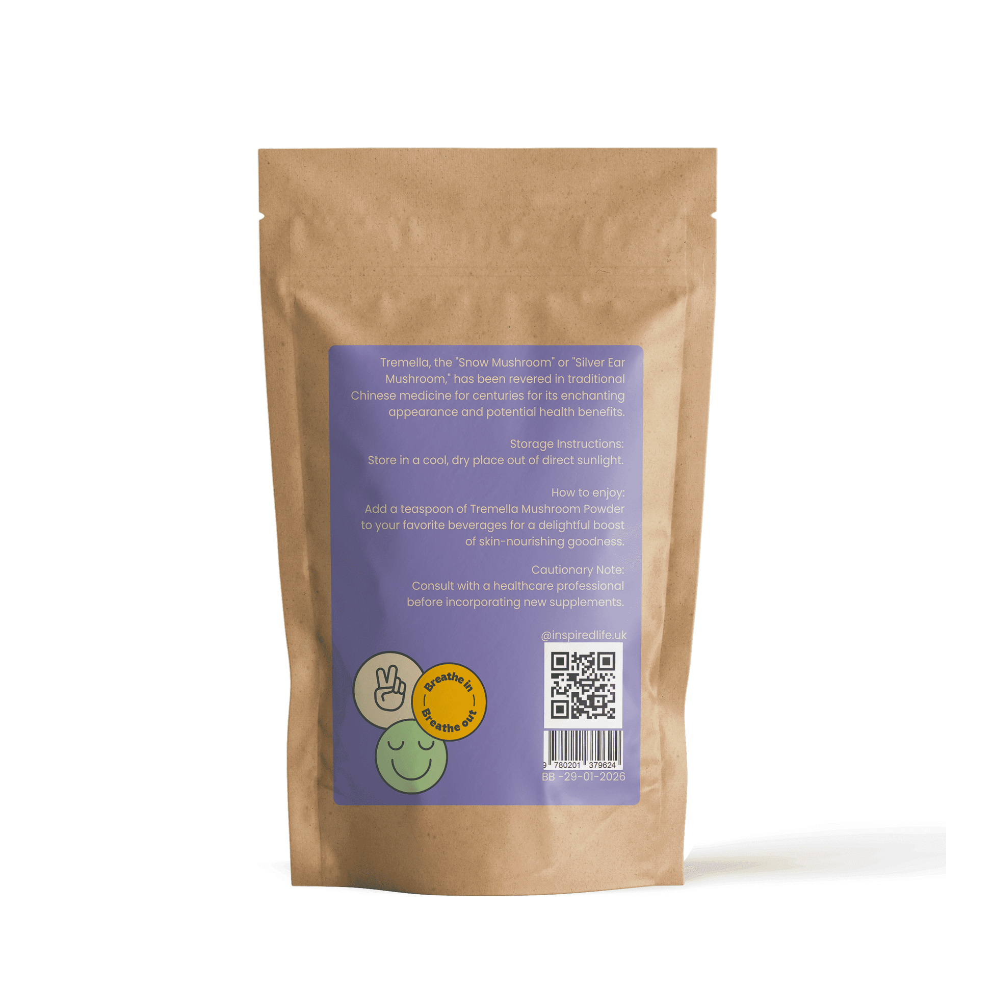 Tremella Mushroom Powder - 100g 🍄 - Inspired Life CBD
